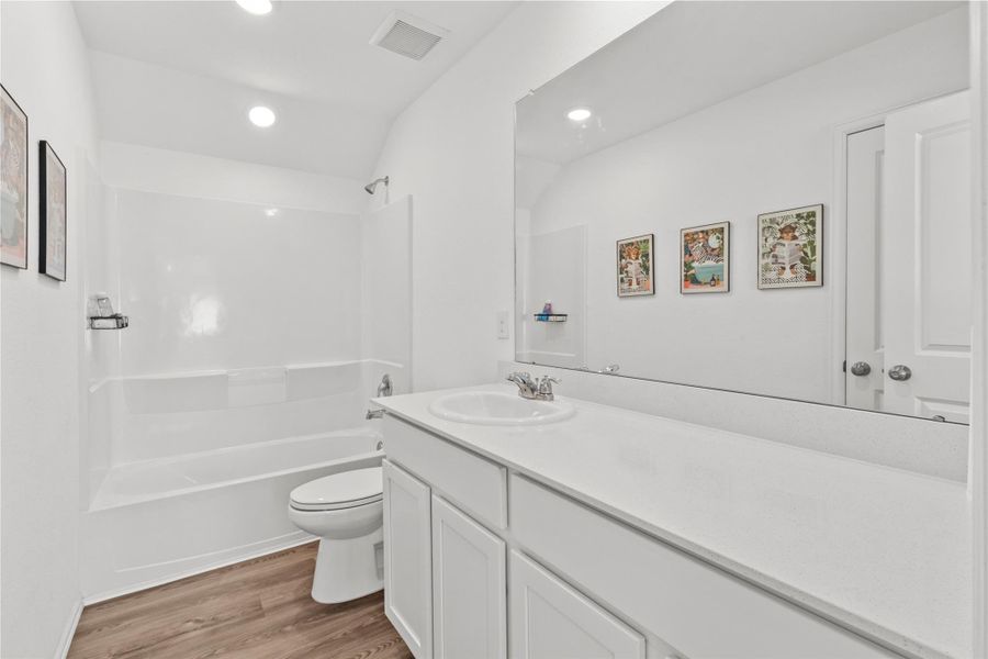 Furnished interior view inside a new home in Tavola: Wildflower II Collection, New Caney (Image 15).