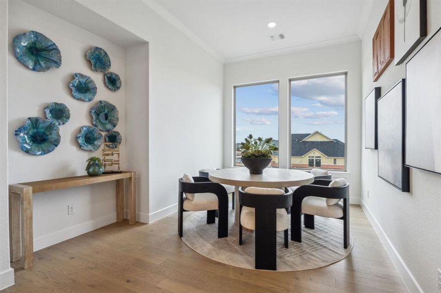 Furnished interior view inside a new home in Canyon Falls 90s, Northlake (Image 4).