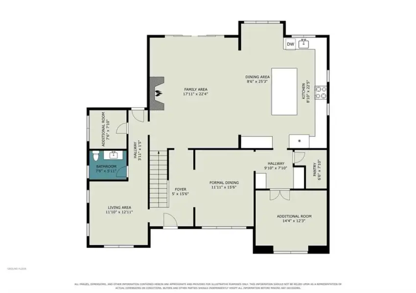 2D floor plan layout of this home in , Atlanta, GA (Image 6).