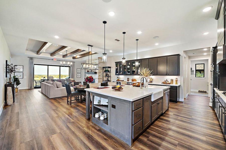 Representative furnished interior of a home built from the Bergamot by Caldwell Homes in The Highlands, Porter (Image 17). Representative furnished interior of a home built from the Bergamot by Caldwell Homes in The Highlands, Porter (Image 17).