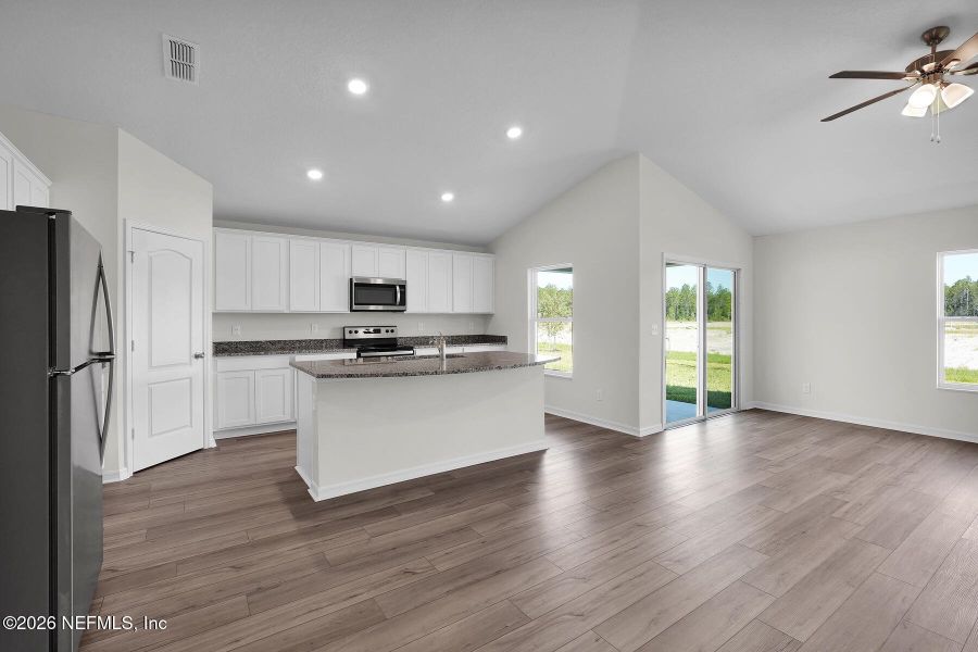 Furnished interior view inside a new home in , Jacksonville (Image 6).