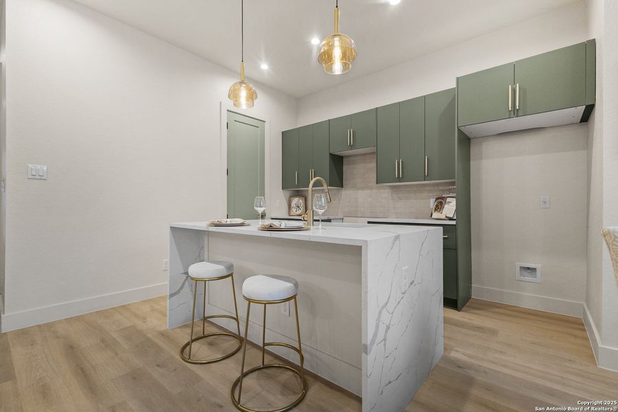 Furnished interior view inside a new home in , San Antonio (Image 6).