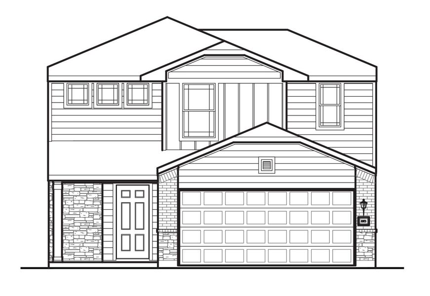 Durango Elevation C - Alt Roof Elevation