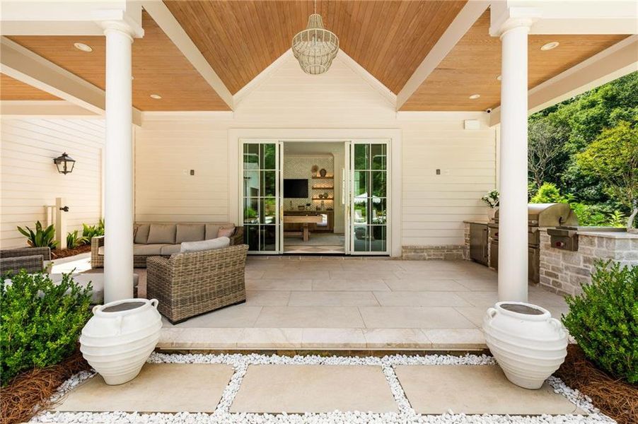 Exterior details and patio area of a home in , Canton (Image 31). Exterior details and patio area of a home in , Canton (Image 31).
