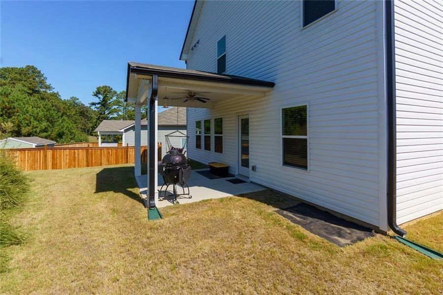 Exterior details and patio area of a home in Arrington, Adairsville (Image 4).