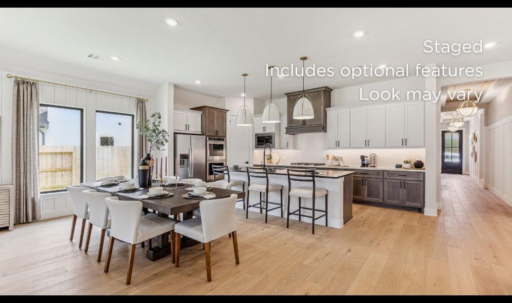 Furnished interior view inside a new home in WILDTREE 50', Montgomery (Image 9).