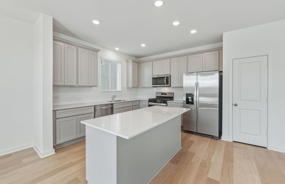 Furnished interior view inside a new home in Sunfield, Buda (Image 9).