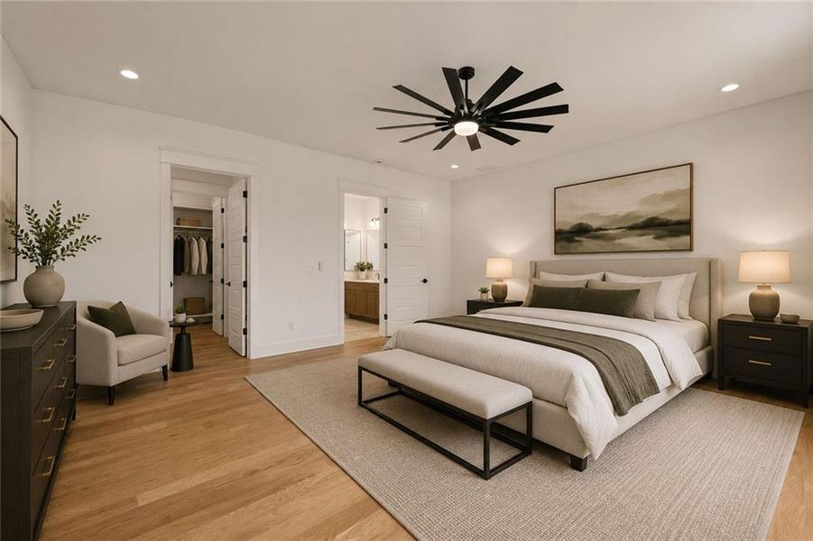 Furnished interior view inside a new home in , Carrollton (Image 39).