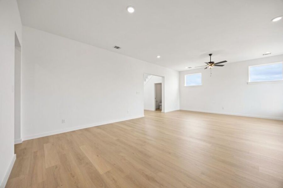 Spacious, unfurnished interior of a new home in Uptown Celina, Celina (Image 18). Spacious, unfurnished interior of a new home in Uptown Celina, Celina (Image 18).