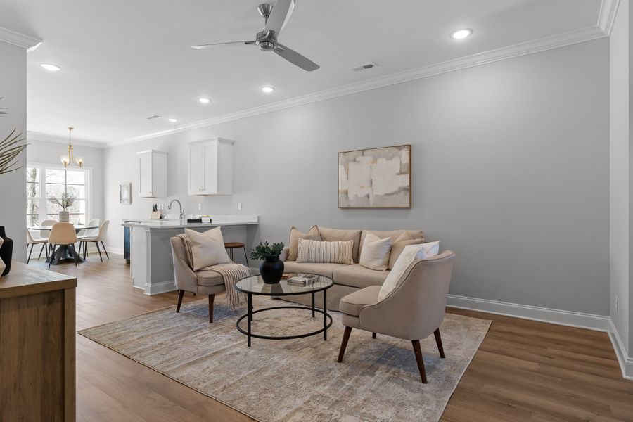 Furnished interior view inside a new home in The Eleuthera, Chattanooga (Image 10).