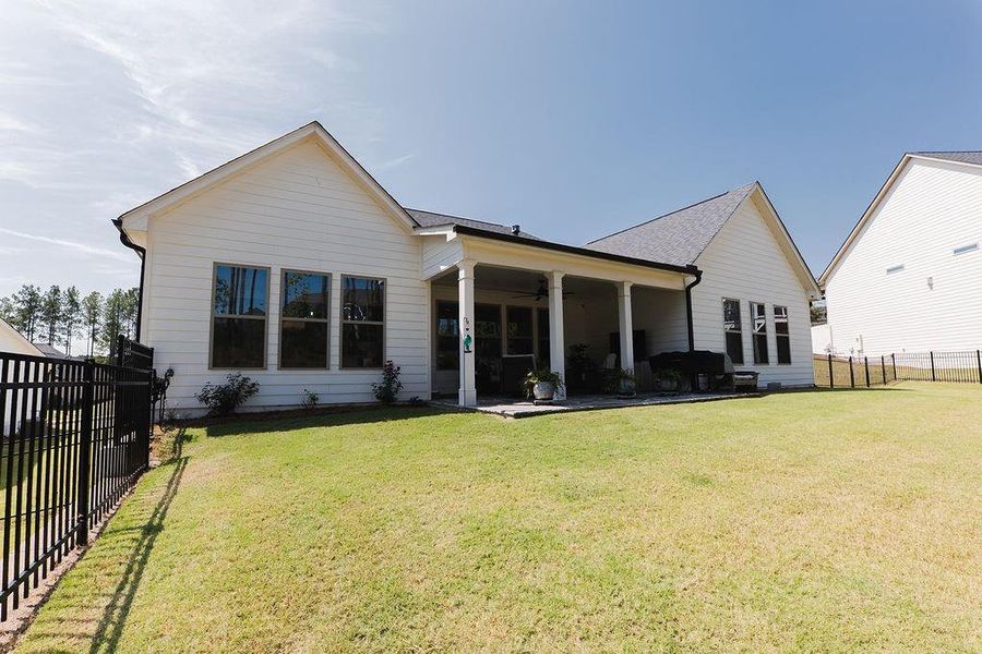 Front exterior of a new home in Soleil Belmont Park, Canton, GA, highlighting curb appeal (Image 20).