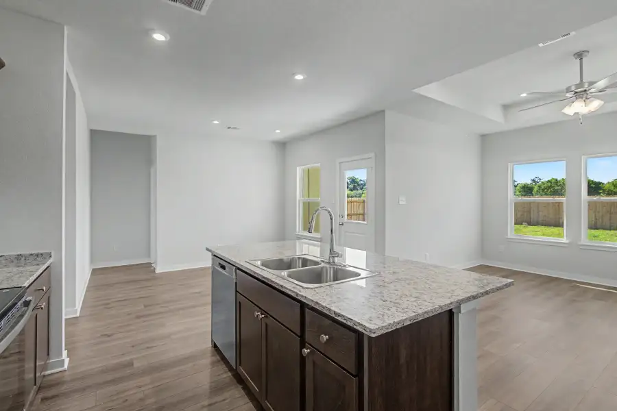 Furnished interior view inside a new home in Hillside Village, Temple (Image 7). Furnished interior view inside a new home in Hillside Village, Temple (Image 7).
