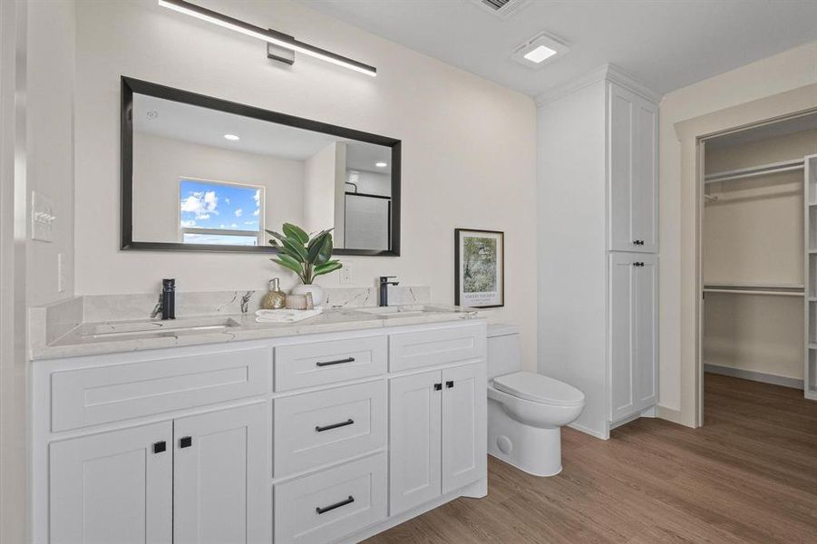 Furnished interior view inside a new home in , Brookston (Image 18).