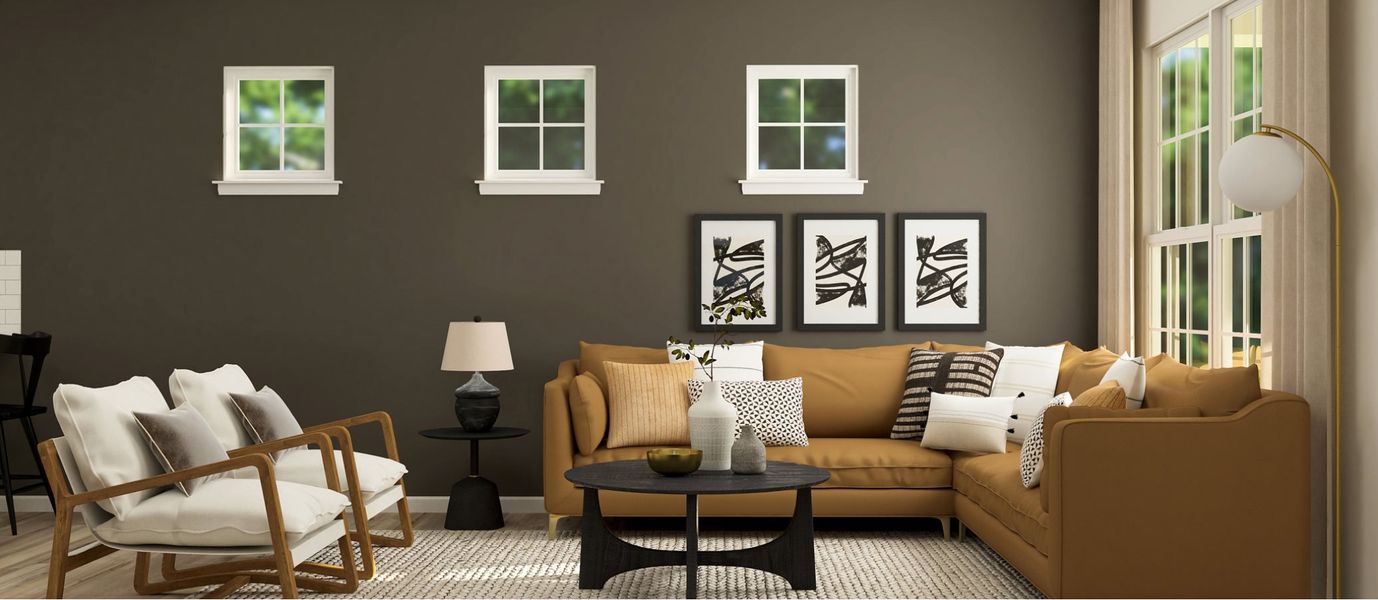 Representative furnished interior of a home built from the Cypress by Lennar in Elizabeth: Arbor, Fort Mill (Image 5).