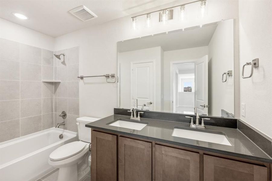 Furnished interior view inside a new home in Addison Hills Classic 60s, Cedar Hill (Image 13).