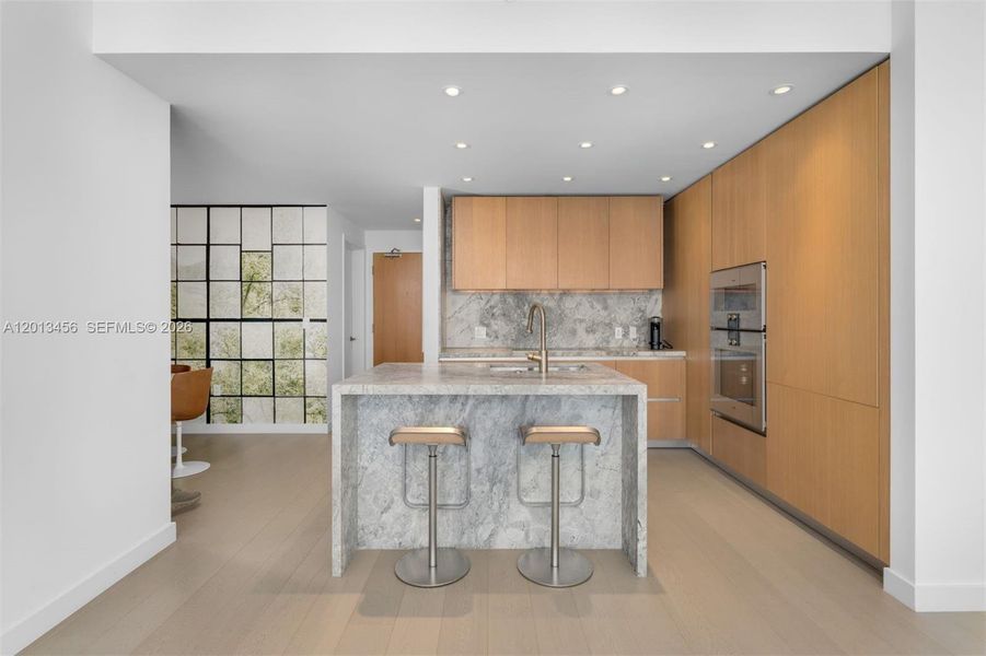 Furnished interior view inside a new home in , Miami Beach (Image 9).