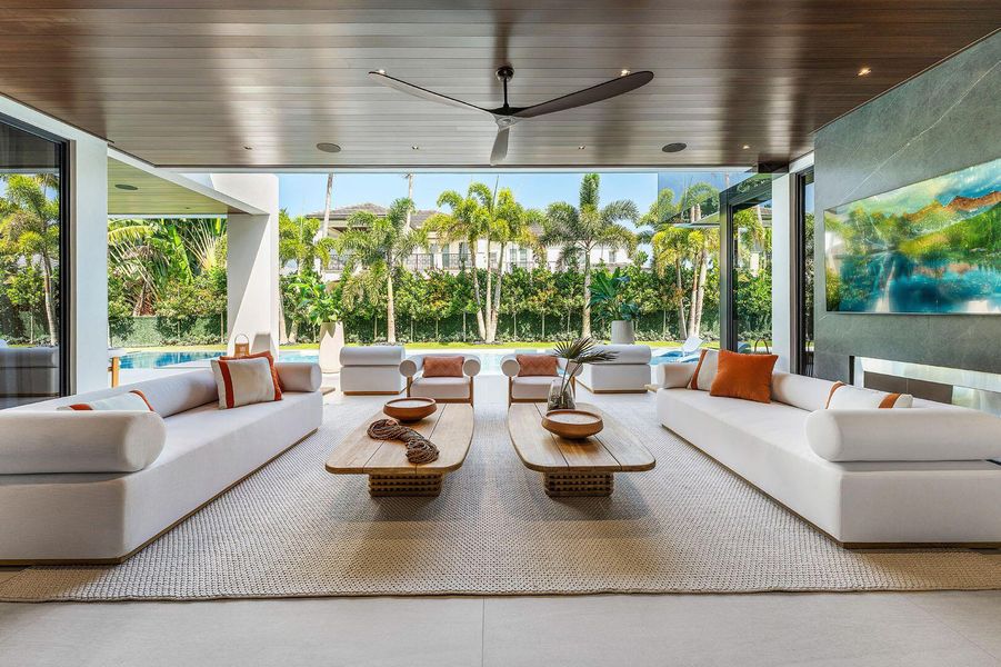 Furnished interior view inside a new home in , Boca Raton (Image 23).