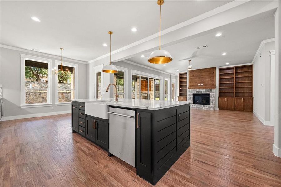 Furnished interior view inside a new home in , Arlington (Image 18). Furnished interior view inside a new home in , Arlington (Image 18).