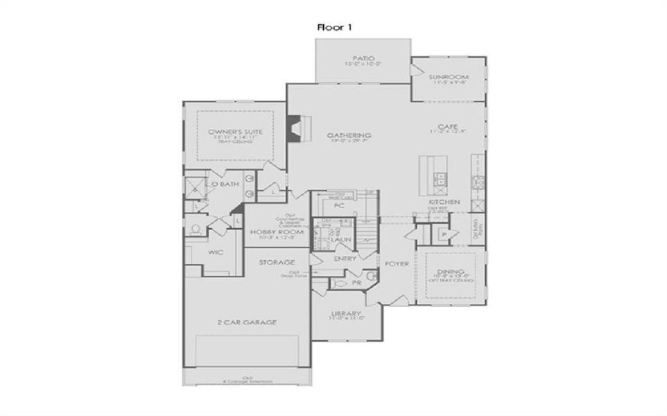2D floor plan layout of this home in Silverwood, Cumming, GA (Image 2). 2D floor plan layout of this home in Silverwood, Cumming, GA (Image 2).