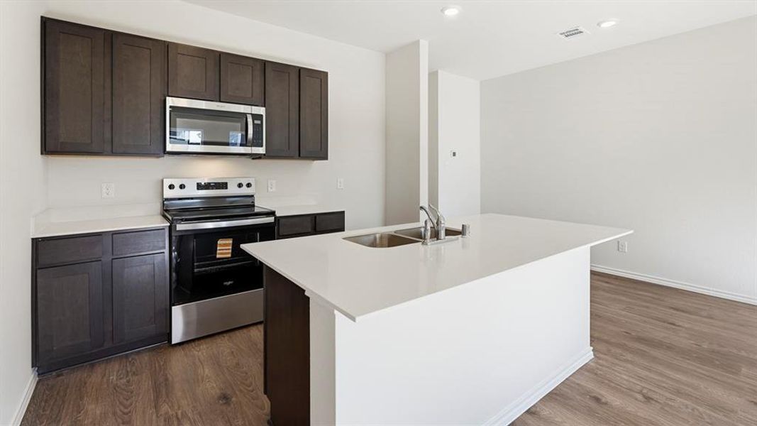 Furnished interior view inside a new home in Arbor Trails South, Princeton (Image 6).