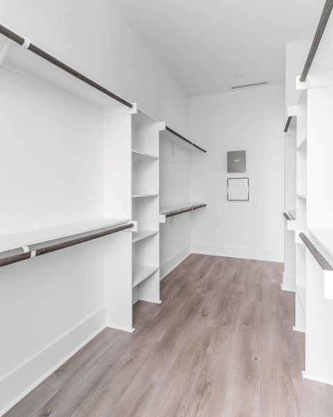 View of Primary Closet