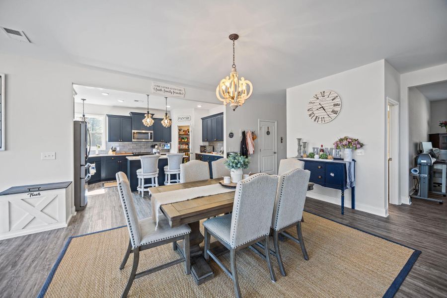 Furnished interior view inside a new home in , Meggett (Image 9).