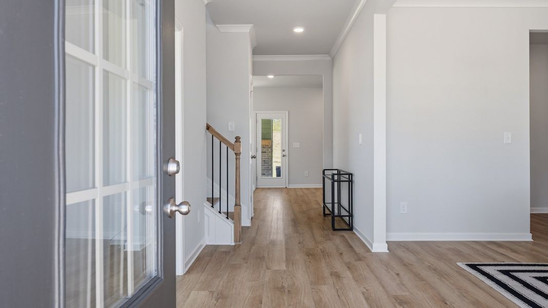 Representative furnished interior of a home built from the Stonefield - Side Entry by DRB Homes in Brighton, Locust Grove (Image 5).