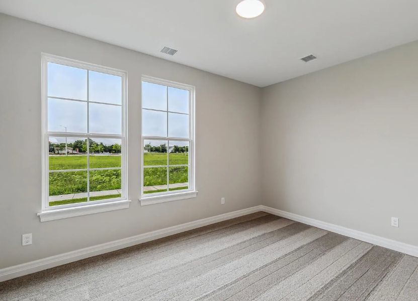 Spacious, unfurnished interior of a new home in The Courtyards at Cornerstone, Andover (Image 12). Spacious, unfurnished interior of a new home in The Courtyards at Cornerstone, Andover (Image 12).
