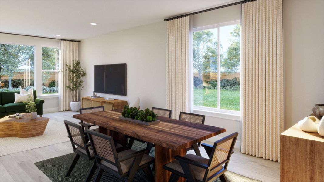 Representative furnished interior of a home built from the Raven by Trumark Homes in Trumark Homes at Tanterra, Parker (Image 6).