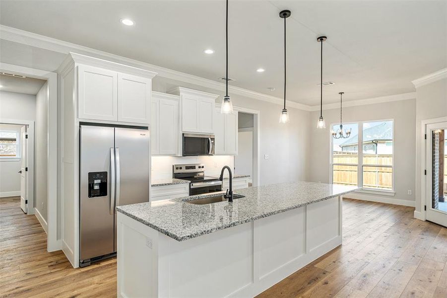Furnished interior view inside a new home in , Mabank (Image 6).