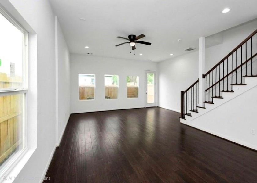 Spacious, unfurnished interior of a new home in , Houston (Image 12).