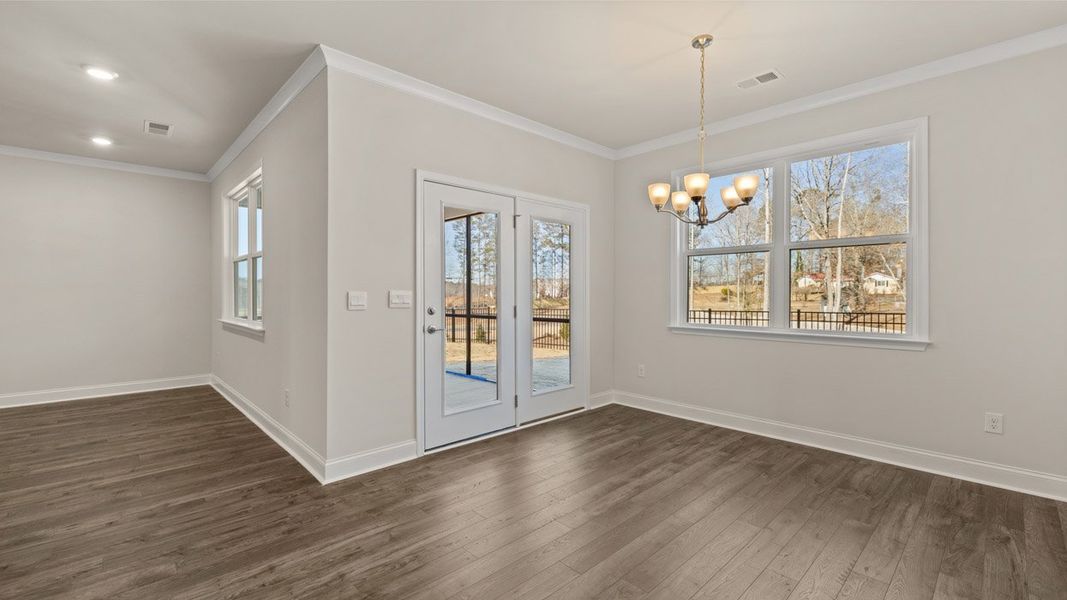 Spacious, unfurnished interior of a new home in Oak Ridge Meadows - Active Adult, Locust Grove (Image 15). Spacious, unfurnished interior of a new home in Oak Ridge Meadows - Active Adult, Locust Grove (Image 15).