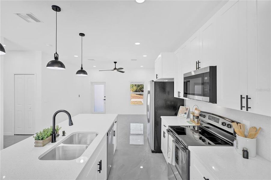 Furnished interior view inside a new home in , Punta Gorda (Image 16).