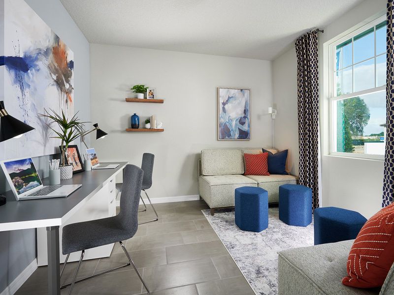 Furnished interior view inside a new home in Colbert Landings, Palm Coast (Image 7).