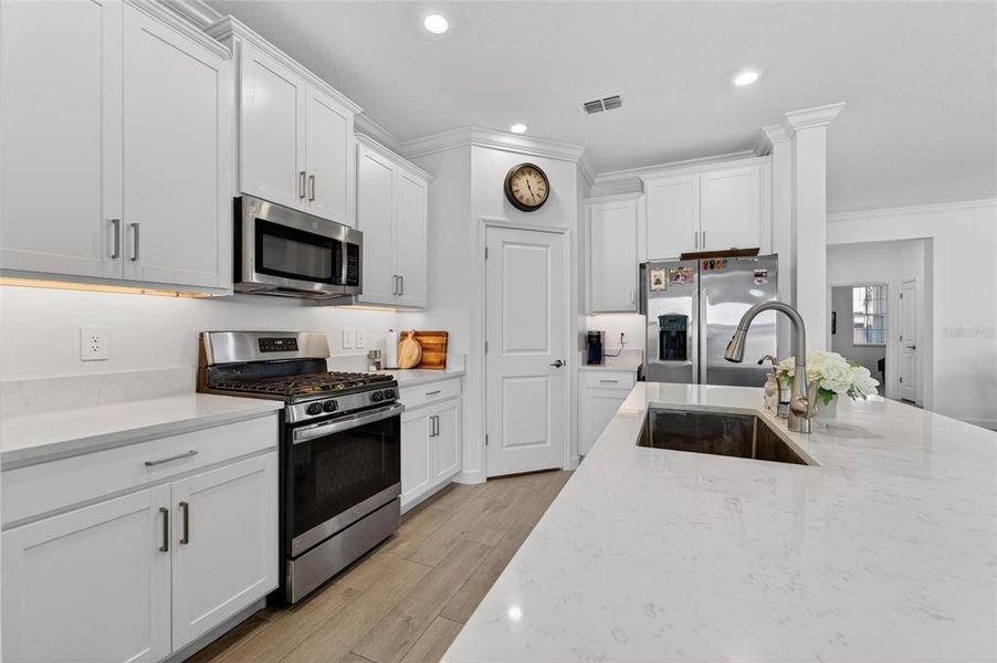 Furnished interior view inside a new home in Southshore Bay Active Adult, Wimauma (Image 44).