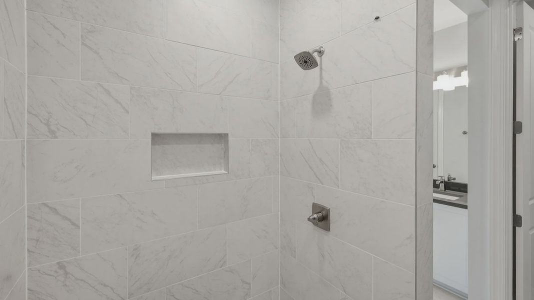 Close-up of interior finishes inside a home in The Courtyards at Oak Grove, Durham (Image 15).