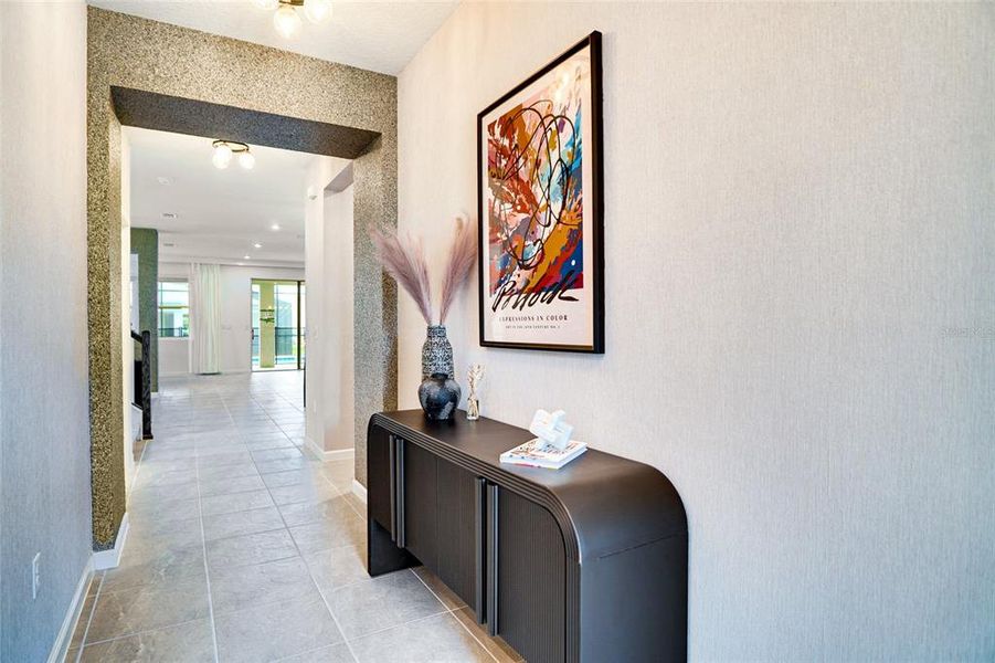 Furnished interior view inside a new home in , Kissimmee (Image 13).