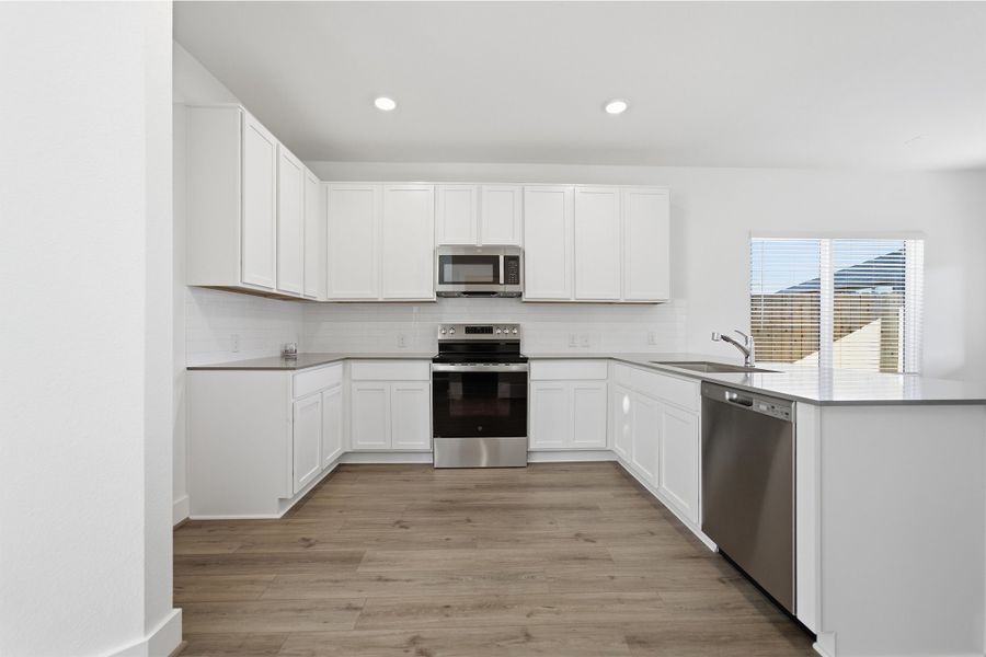 Representative furnished interior of a home built from the Alder by CastleRock Communities in Notting Hill, Converse (Image 7).