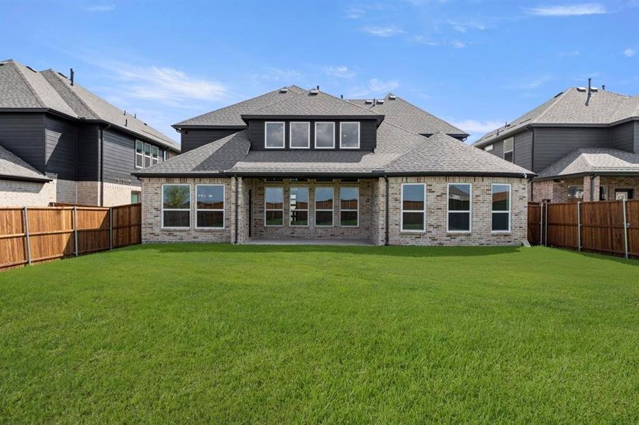 Exterior details and patio area of a home in Sutton Fields, Celina (Image 21). Exterior details and patio area of a home in Sutton Fields, Celina (Image 21).