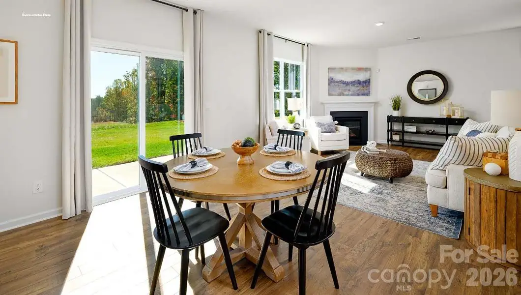 Furnished interior view inside a new home in Brandon Creek, Gastonia (Image 5).