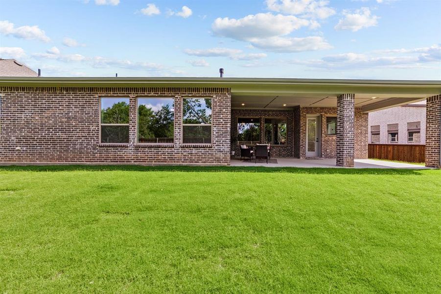 Front exterior of a new home in South Pointe Manor Series, Mansfield, TX, highlighting curb appeal (Image 1). Front exterior of a new home in South Pointe Manor Series, Mansfield, TX, highlighting curb appeal (Image 1).