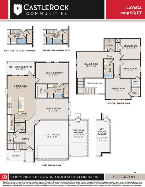 2D floor plan layout of this home in River Ranch Meadows, Dayton, TX (Image 2). 2D floor plan layout of this home in River Ranch Meadows, Dayton, TX (Image 2).