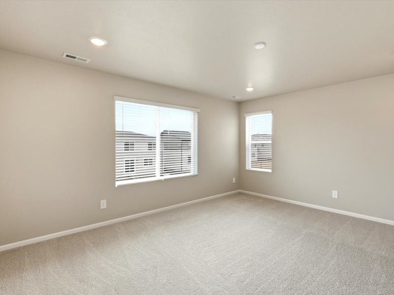Spacious, unfurnished interior of a new home in Poudre Heights: The Lakes Collection, Windsor (Image 15).