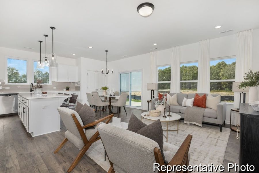 Furnished interior view inside a new home in Eagles Crest, Pageland (Image 10). Furnished interior view inside a new home in Eagles Crest, Pageland (Image 10).