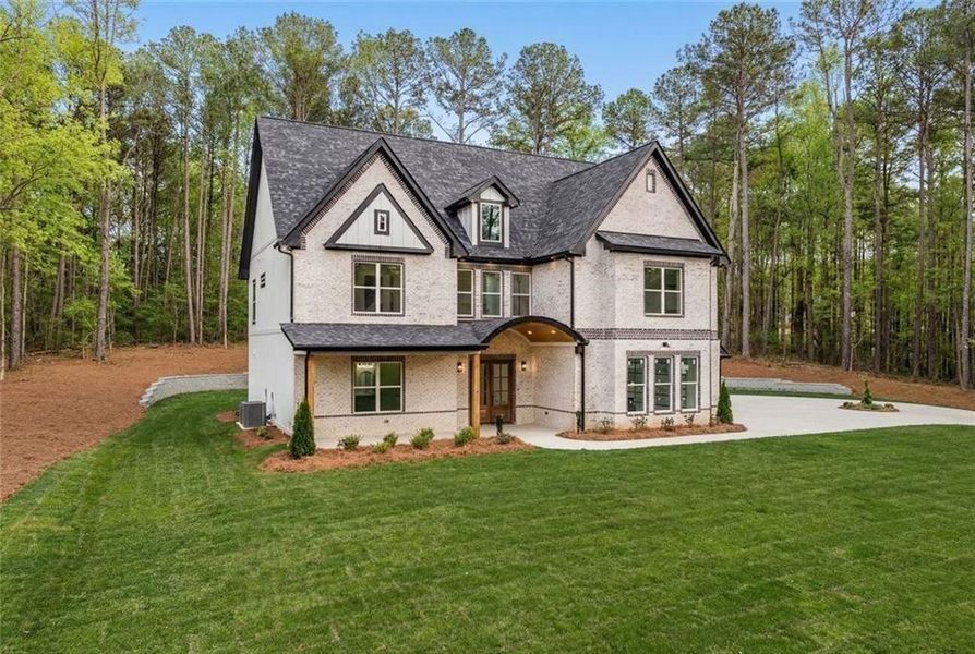 Front exterior of a new home in , Winder, GA, highlighting curb appeal (Image 28).