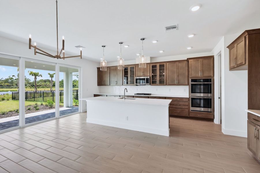 Representative furnished interior of a home built from the Jasper by William Ryan Homes in The Sanctuary – Royal Collection, Punta Gorda (Image 4).