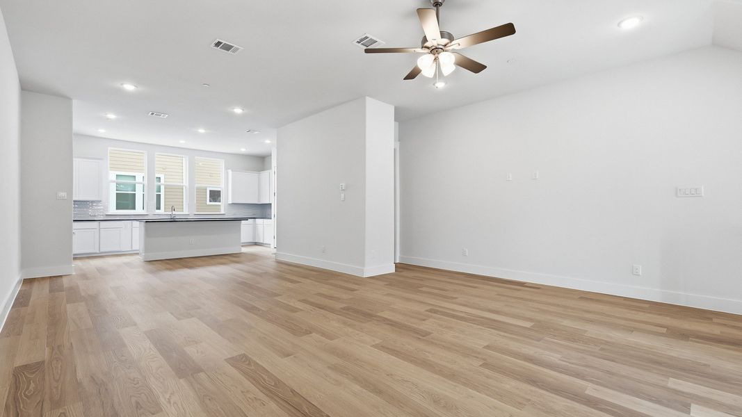 Furnished interior view inside a new home in Collin Creek, Plano (Image 16).
