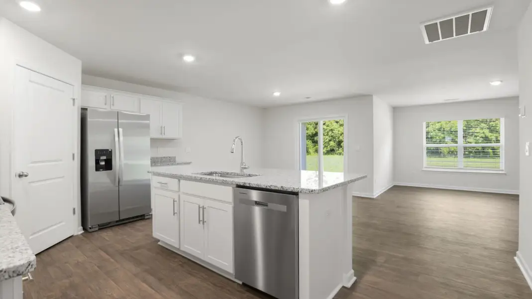Furnished interior view inside a new home in Rydele Heights - Express, Asheville (Image 7).