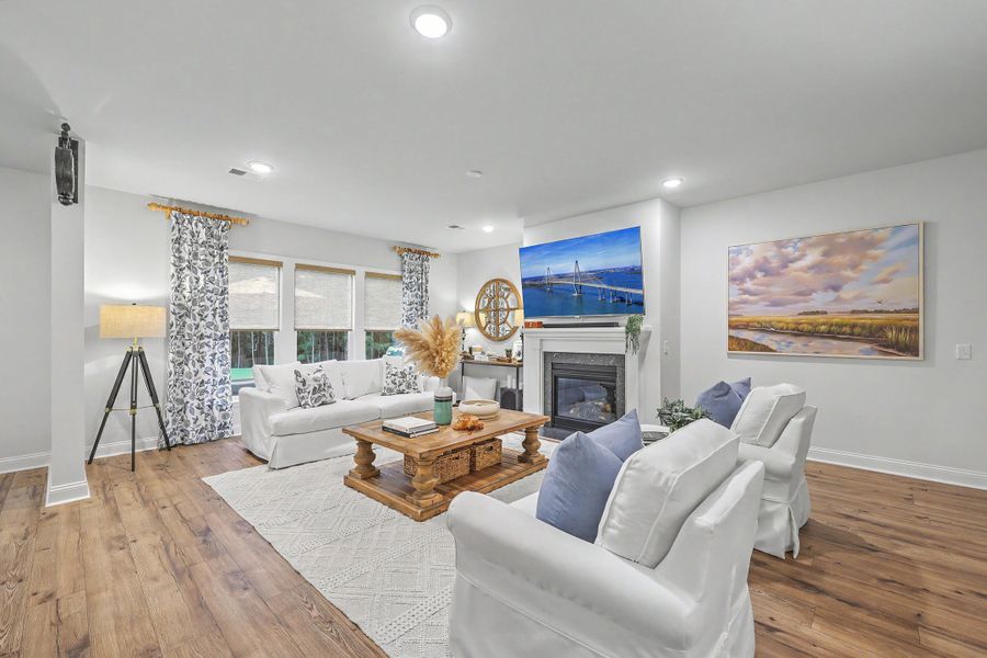 Furnished interior view inside a new home in Sea Island Preserve, Johns Island (Image 12).