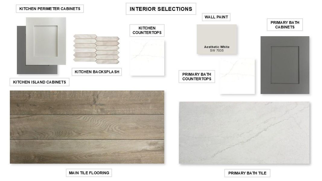 Sample of building materials used in homes in The Grand Prairie, Hockley (Image 8).
